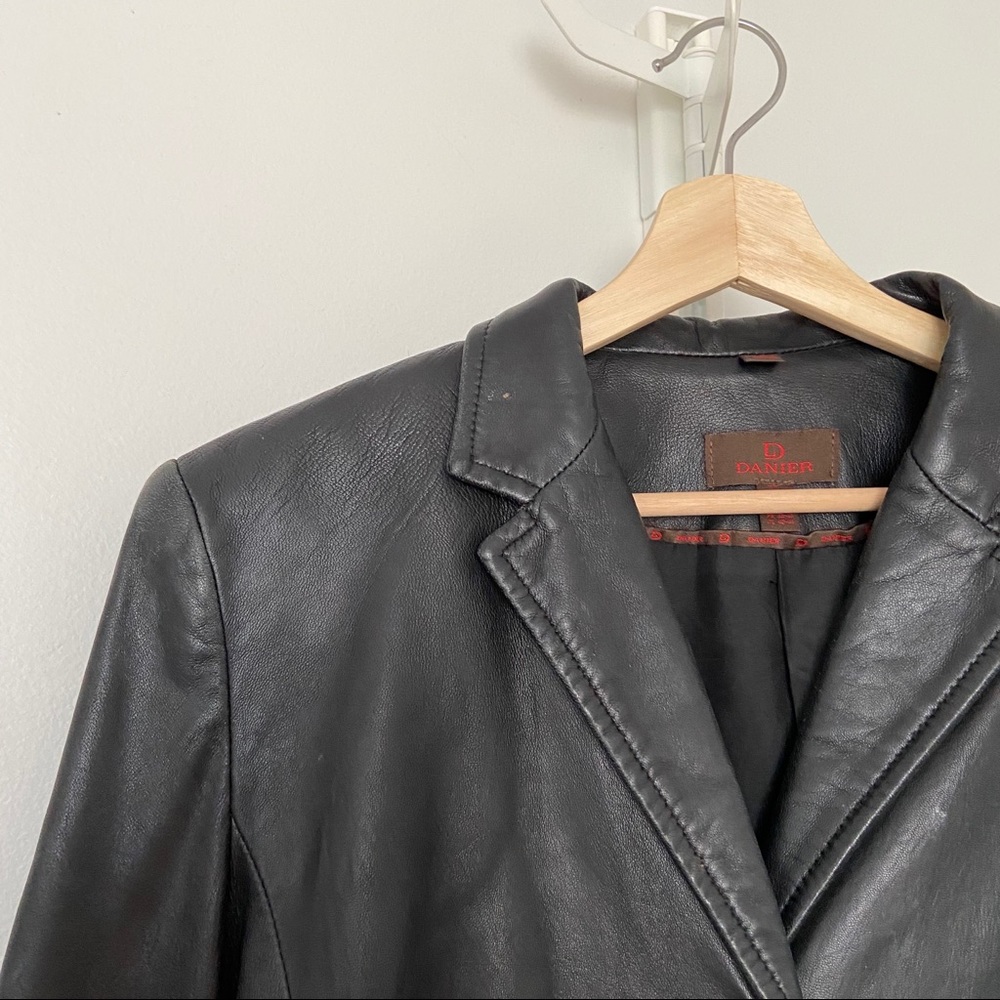 DANIER Genuine Leather Coat -Size S - Picture 4 of 12